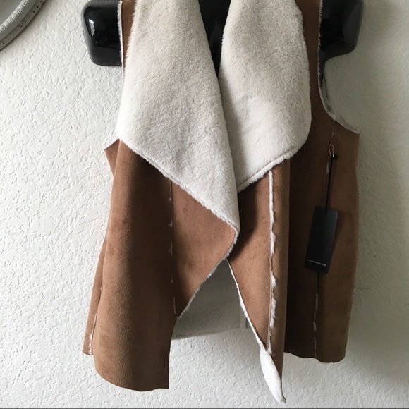 Forever 21 faux suede vest M - Picture 4 of 4